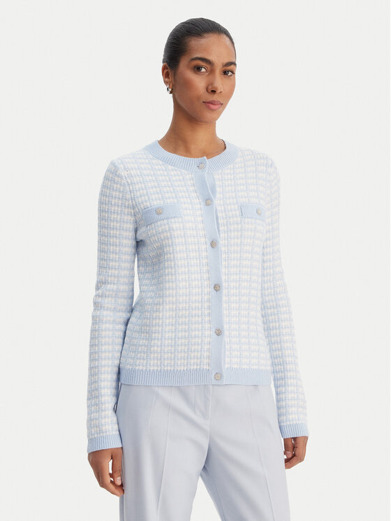 Morgan Cardigan 261-MIRES Albastru celest Slim Fit