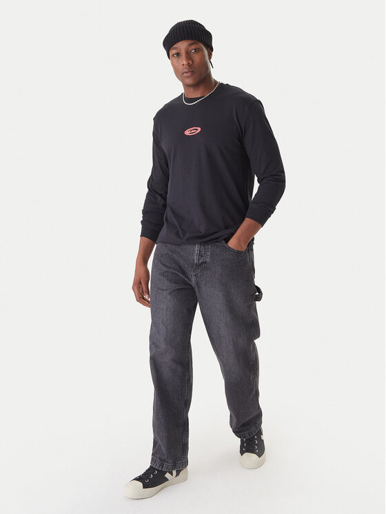 Quiksilver Quiksilver Pikkade varrukatega T-särk Ev Heaven Like EQYZT08189 Must Regular Fit