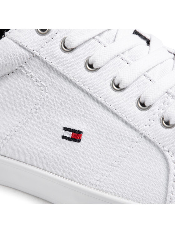 Tommy Hilfiger Tommy Hilfiger Sneakersy Iconic Long Lace Sneaker FM0FM01536 Biały