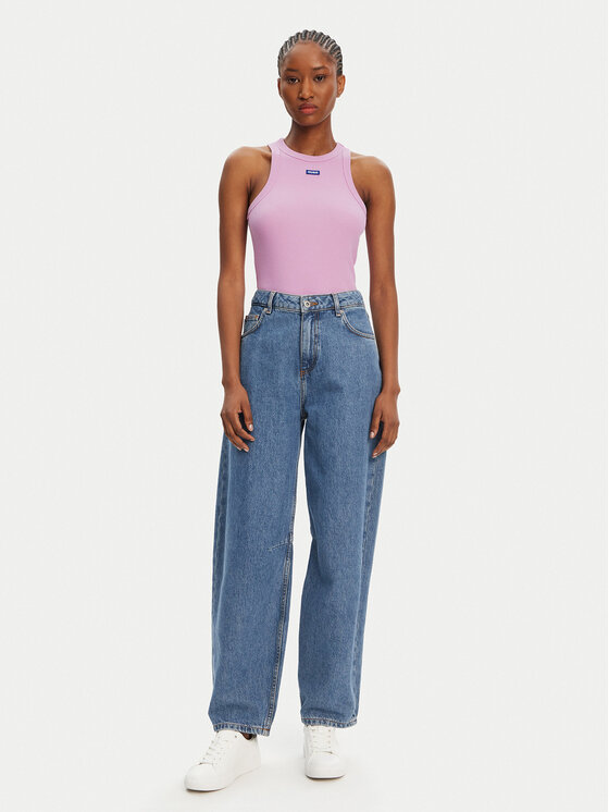 HUGO HUGO Top 50508857 Ružičasta Slim Fit