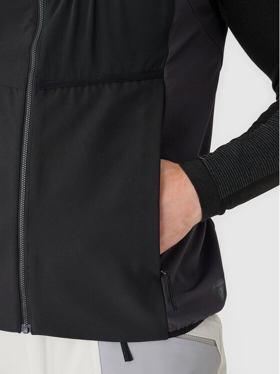 4F 4F Kamizelka FREEMAKE Czarny Regular Fit