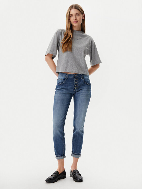 Please Please Джинси P1YMBQ2W5L Cиній Slim Fit