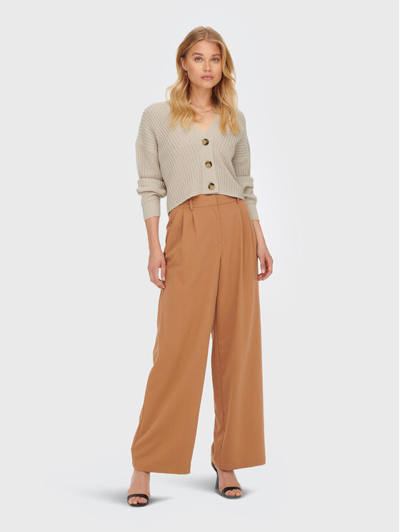 ONLY ONLY Cardigan Carol 15211521 Bej Relaxed Fit