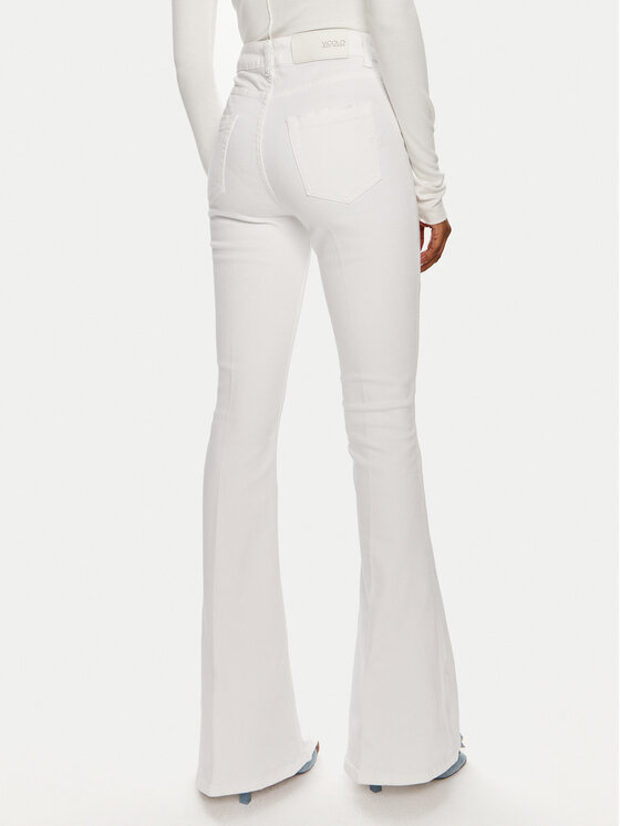 ViCOLO ViCOLO Τζιν DB5102 Λευκό Wide Leg