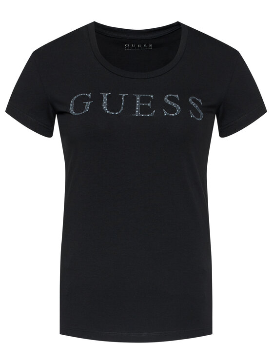 Guess T shirt Emma W0YI0F J1300 Nero Regular Fit Modivo