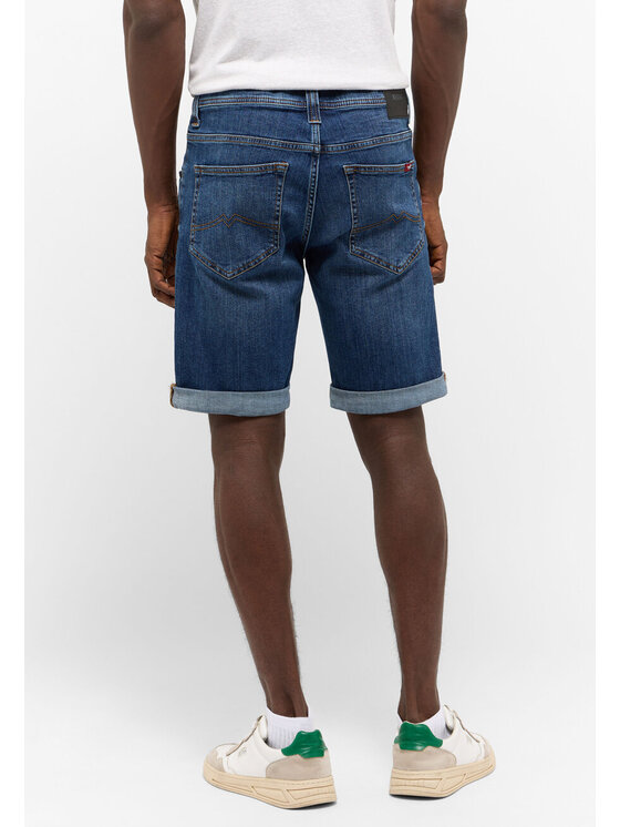 Mustang Mustang Pantaloncini di jeans CHICAGO SHORTS Z Blu Regular Fit