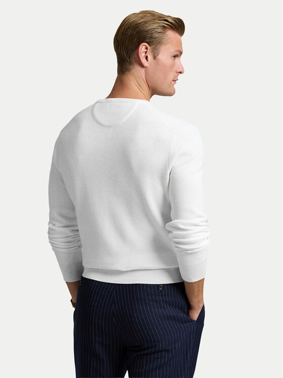 Polo Ralph Lauren Polo Ralph Lauren Sveter 710918163504 Biela Regular Fit