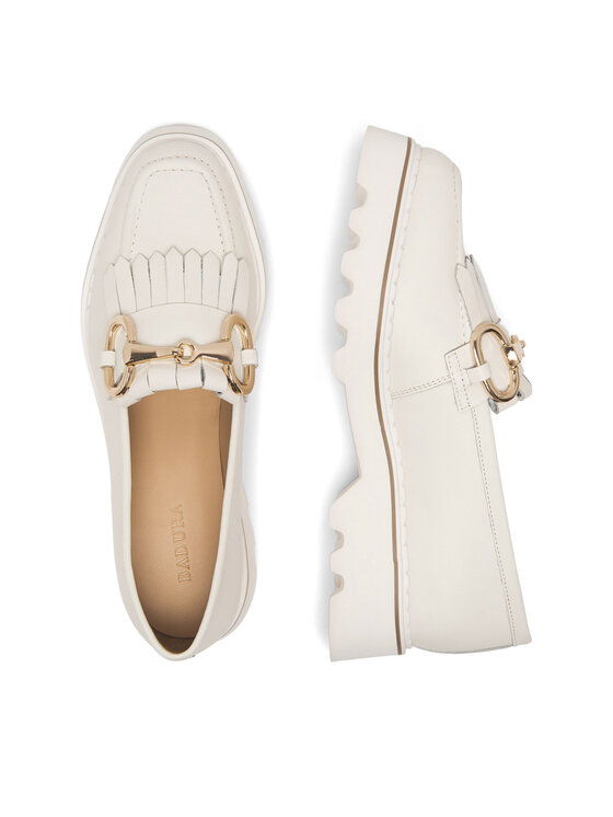 Badura Badura Loafersy NECTOR-06W1-016 Bílá