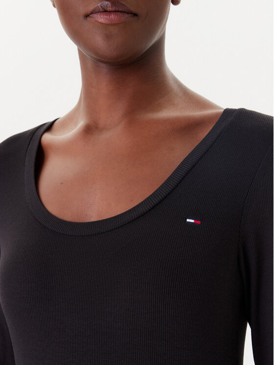 Tommy Jeans Tommy Jeans Halenka DW0DW20921 Černá Regular Fit