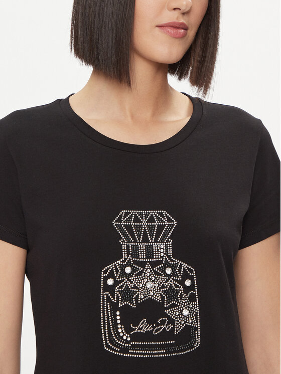 Liu Jo Liu Jo T-Shirt WA4034 JS923 Schwarz Regular Fit