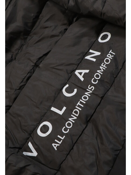 Volcano Volcano Kurtka zimowa J-KERTIS Czarny Regular Fit