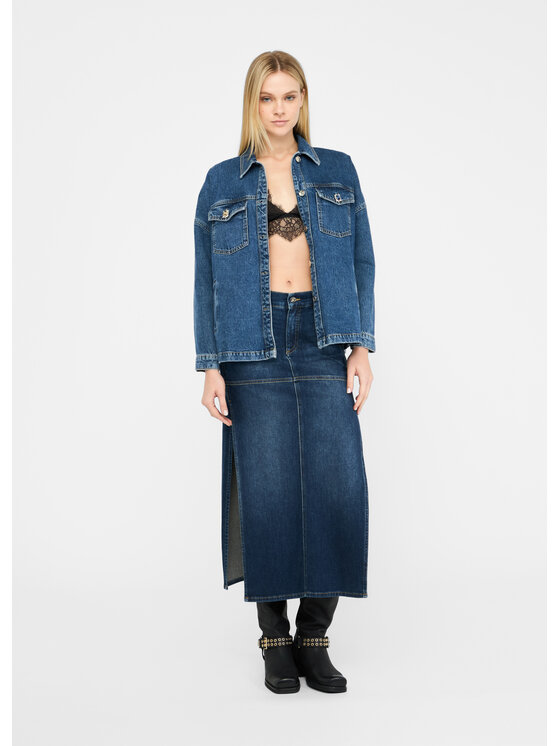 Liu Jo Liu Jo Gonna di jeans UF5129D026978947 Celeste Regular Fit