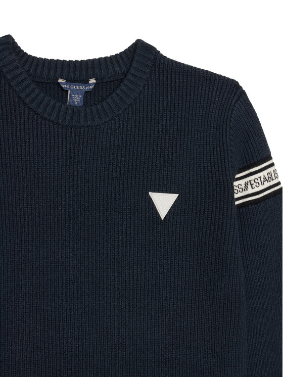 Guess Guess Pullover L6BR08 Z1492 Dunkelblau Regular Fit