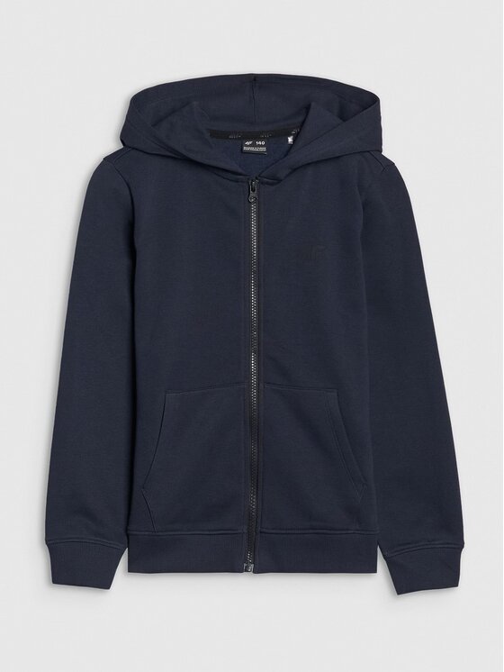 4F 4F Bluza 4FJWSS25TSWSM1714-31S Niebieski Regular Fit