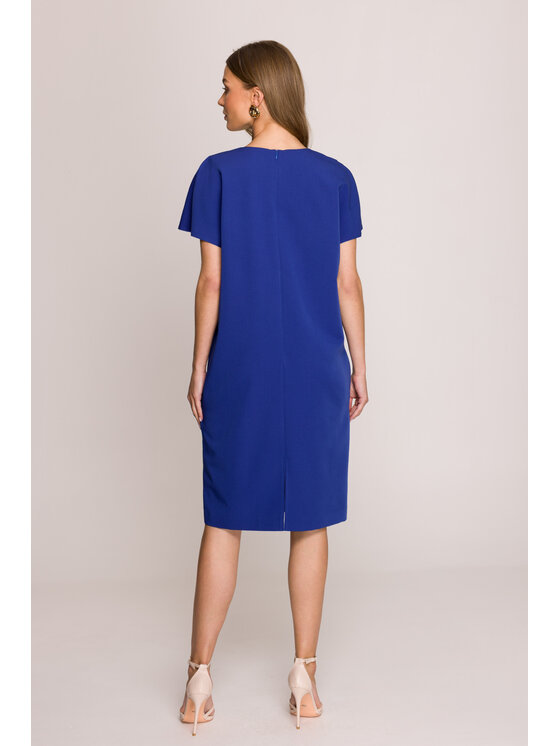 Stylove Stylove Letné šaty S392 Modrá Premium Fit
