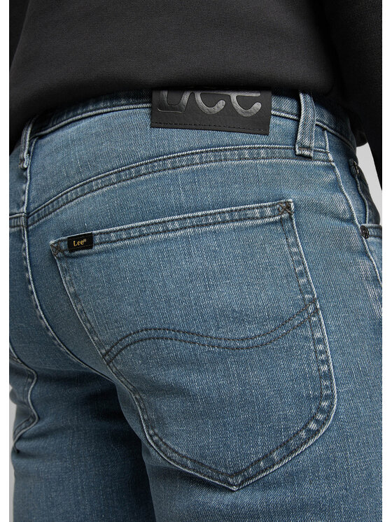 Lee Lee Jeansy DAREN ZIP FLY Niebieski Straight Fit