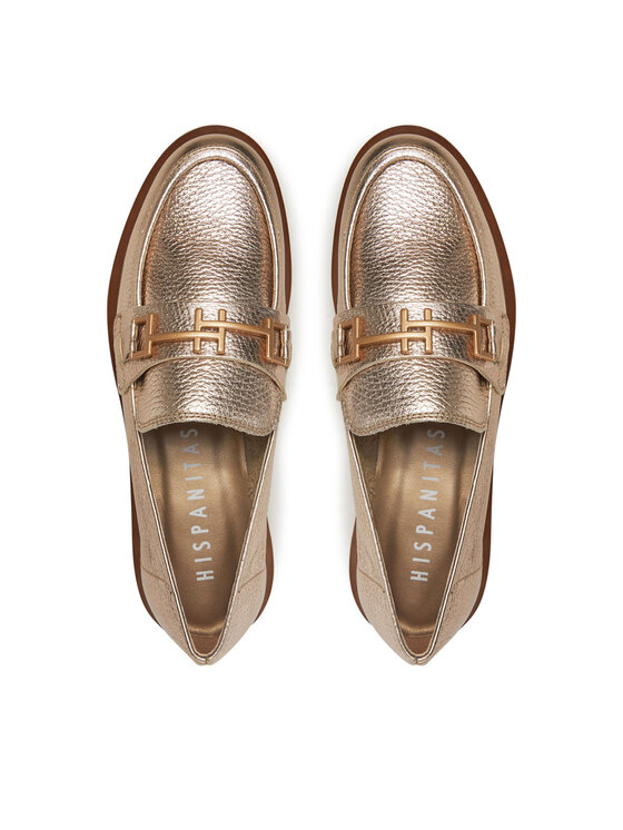 Hispanitas Hispanitas Loafersy HV254066 Złoty