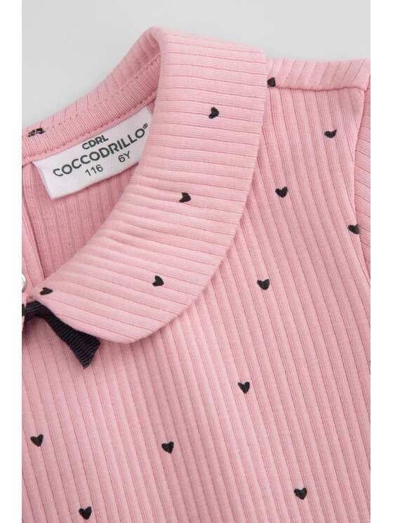 Coccodrillo Coccodrillo Každodenné šaty WC6129201HGK-007 Ružová Regular Fit
