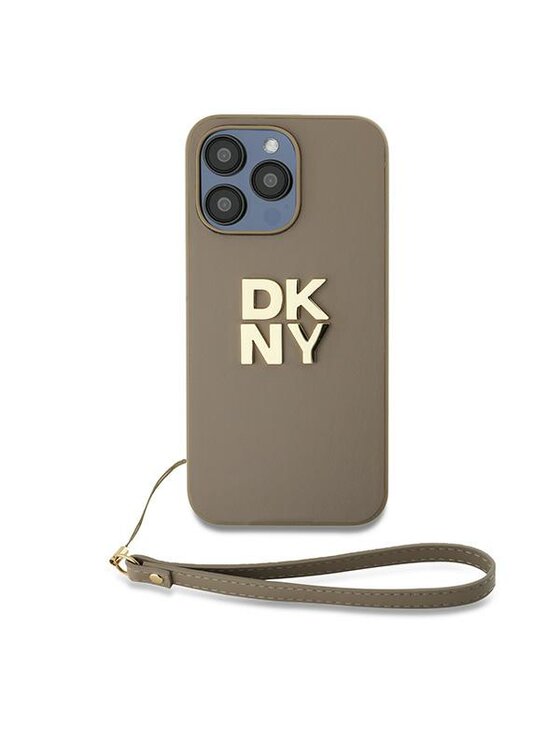 DKNY DKNY Etui na telefon Apple iPhone 15 Pro Beżowy