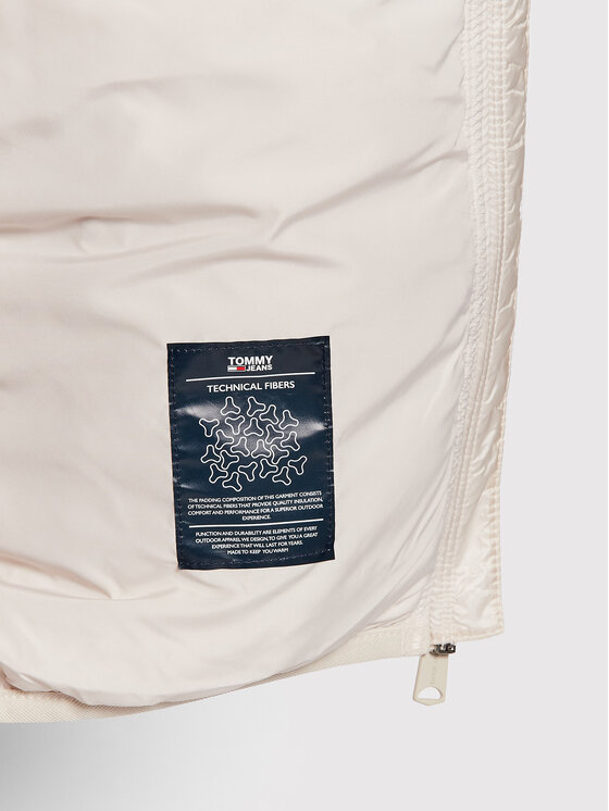 Tommy Jeans Tommy Jeans Giubbotto invernale Quilted DW0DW09350 Beige Relaxed Fit