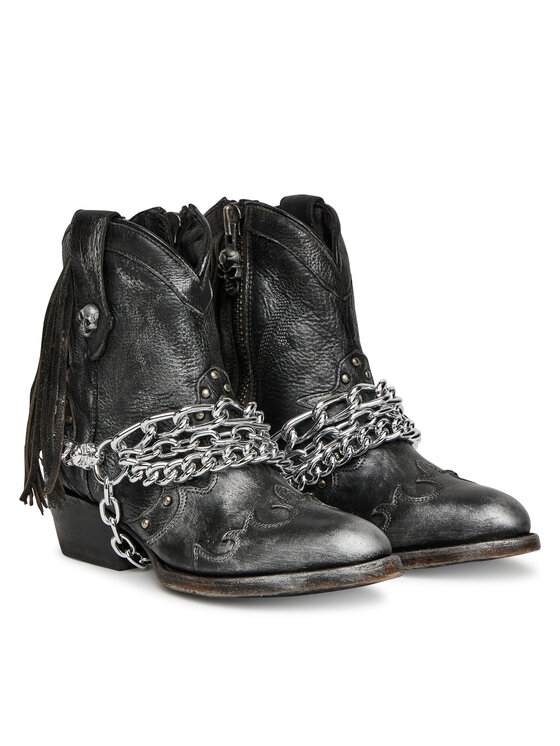 NEW ROCK NEW ROCK Cizme și botine cowboy M-WSTM003TES-S1 Negru