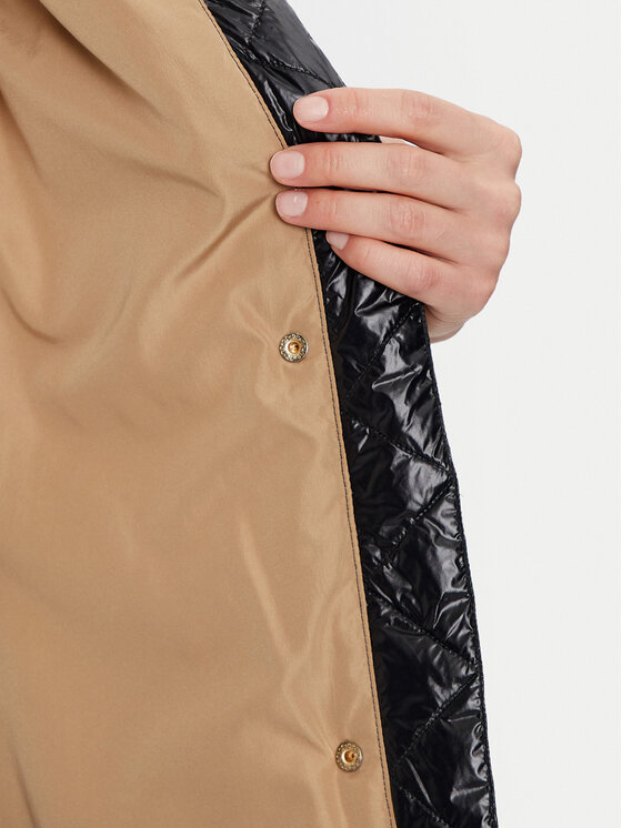 Liu Jo Liu Jo Pūkinė striukė WF4167 T2709 Juoda Regular Fit