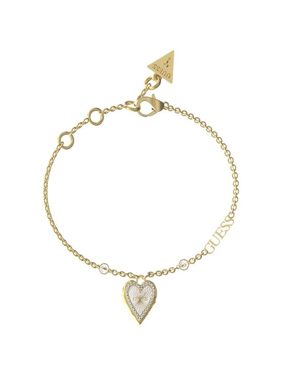 Guess Guess Βραχιόλι JUBB03242JW-YG-RH-S Ασημί