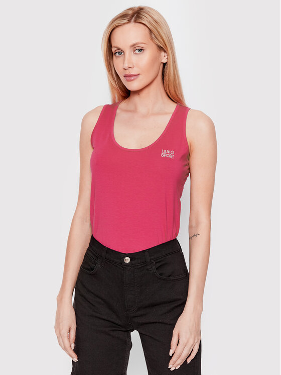 Liu Jo Sport Top TA2082 J5003 Ružová Regular Fit