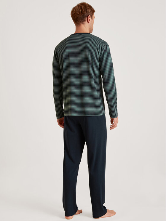 Calida Calida Pyžamo 41667 Tmavomodrá Regular Fit