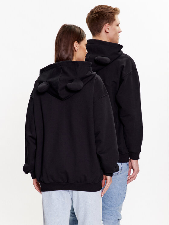 2005 2005 Світшот Unisex Horned Lucy Чорний Regular Fit