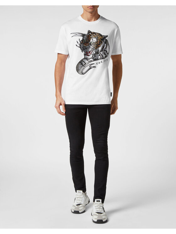 PHILIPP PLEIN PHILIPP PLEIN Tričko 14935 Biela Regular Fit