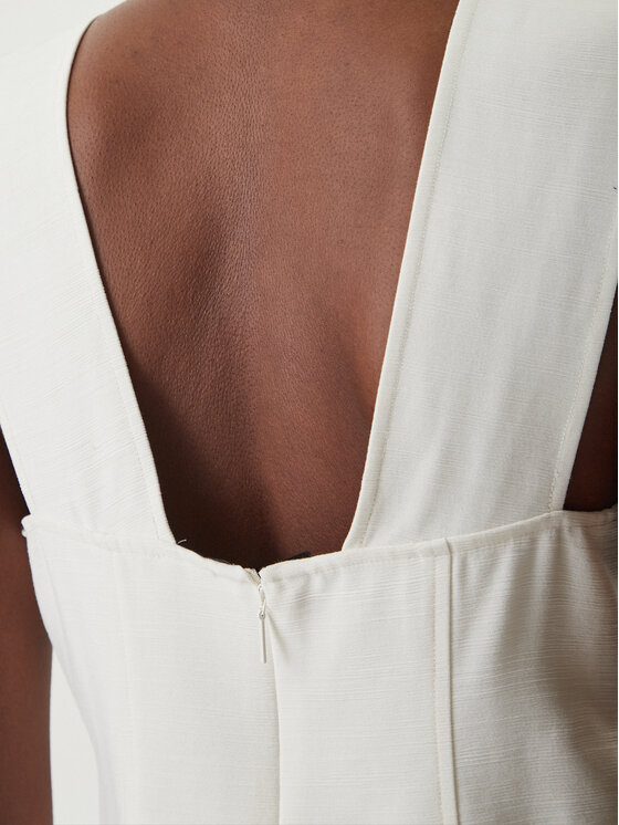 Calvin Klein Calvin Klein Marškinėliai LV044F108G Écru Regular Fit