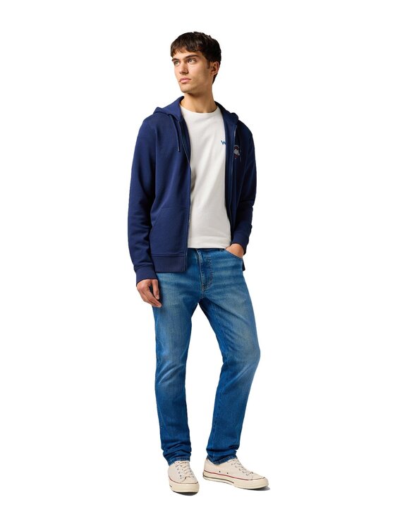 Wrangler Wrangler Bluza 112362887 Granatowy Regular Fit