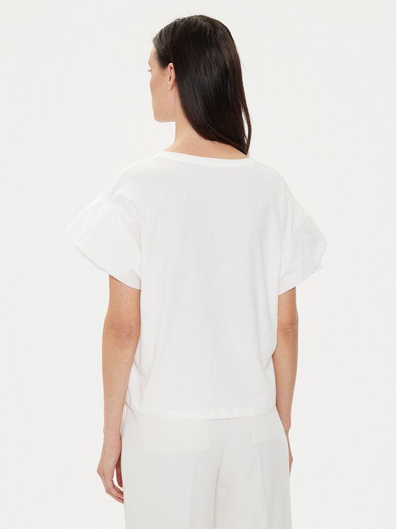 Sisley Sisley T-krekls 3AIRL400M Balts Regular Fit
