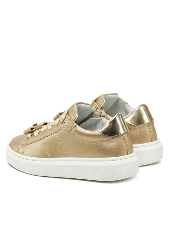 Calvin Klein Jeans Calvin Klein Jeans Sneakersy Low Cut Lace-Up Sneaker V4A9-83046-1322 M Złoty