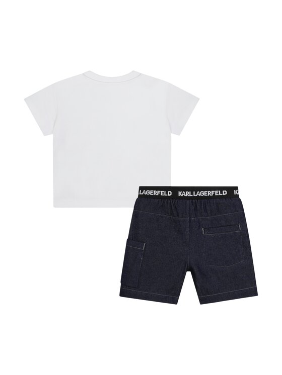 KARL LAGERFELD KARL LAGERFELD Komplet dresowy z30133_n48 Biały Regular Fit