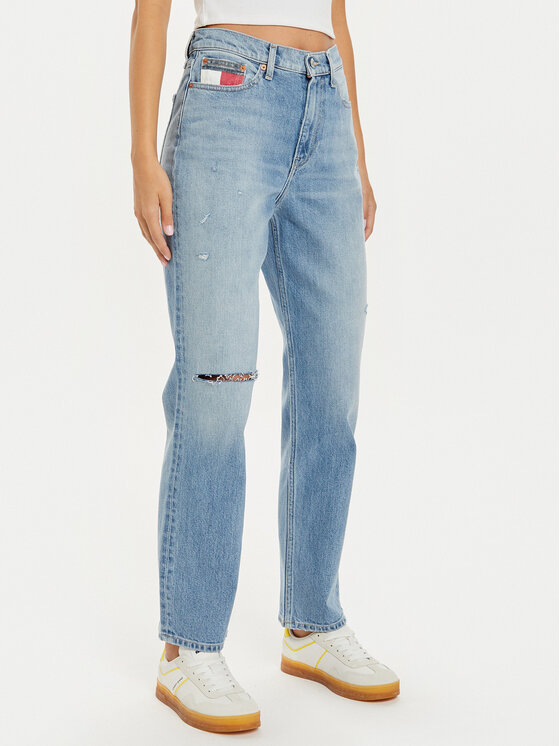 Tommy Jeans Tommy Jeans Дънки DW0DW19934 Син Straight Fit