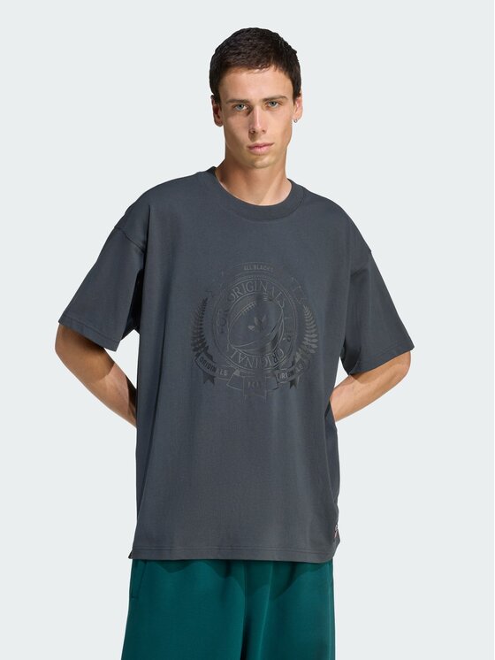 adidas adidas T-Shirt 156427 Szary Loose Fit