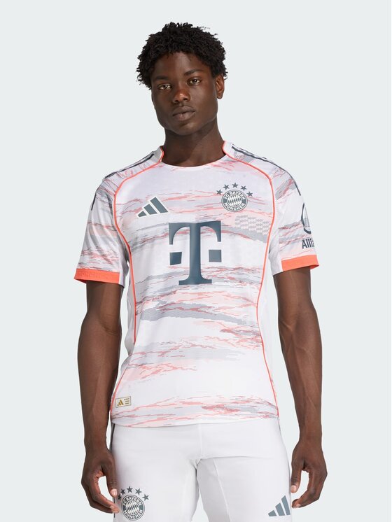 adidas adidas Koszulka techniczna FC Bayern Biały Slim Fit