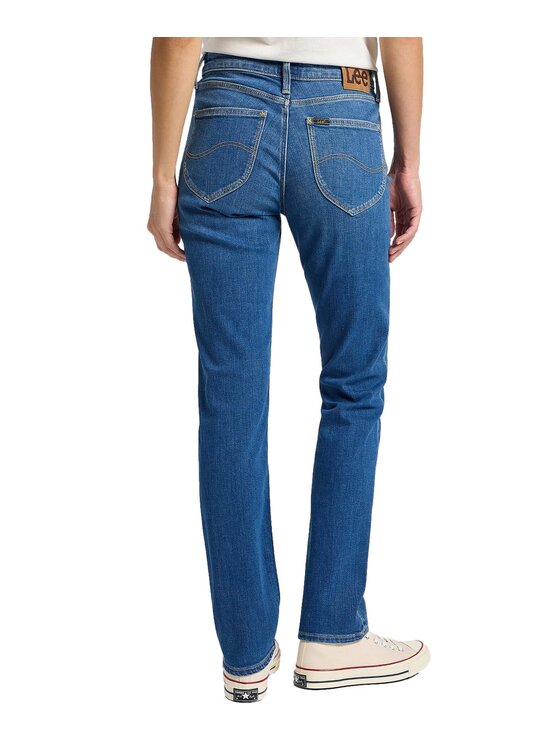 Lee Lee Jeansy 112355267 Niebieski Regular Fit