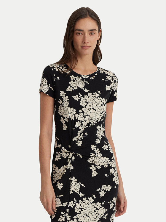 LAUREN RALPH LAUREN Lauren Ralph Lauren Vasarinė suknelė 250933444001 Juoda Slim Fit