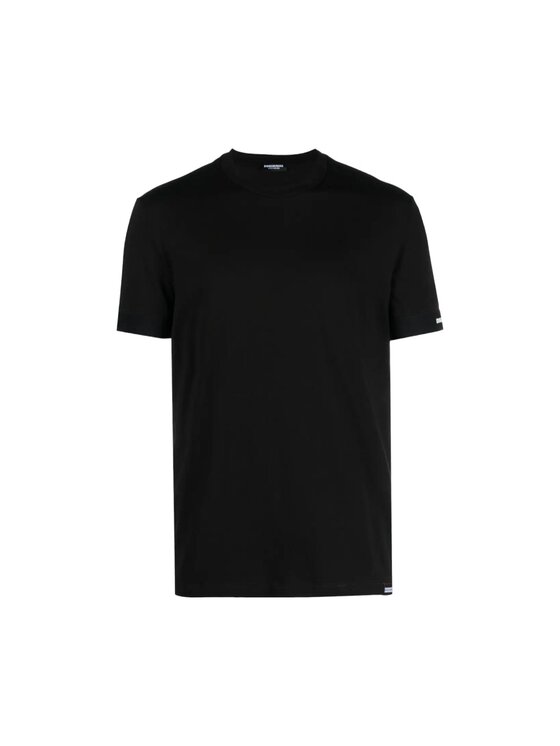 T-Shirt, rozmiar L, Czarne, shirt -Dsquared technicolor