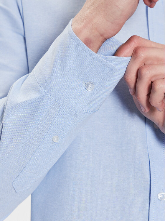 Camicia MSH-69POMPEIIC Blu Regular Fit