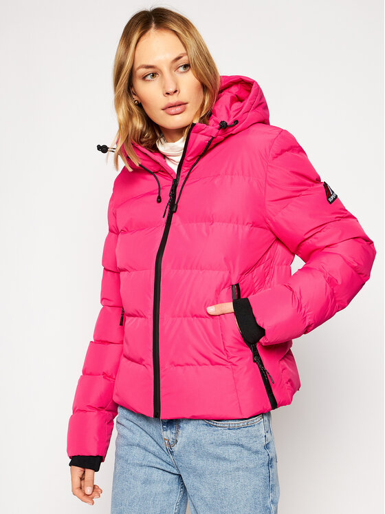 Superdry Kurtka puchowa Spirit Sports W5010286A Ro owy Regular Fit Modivo.pl
