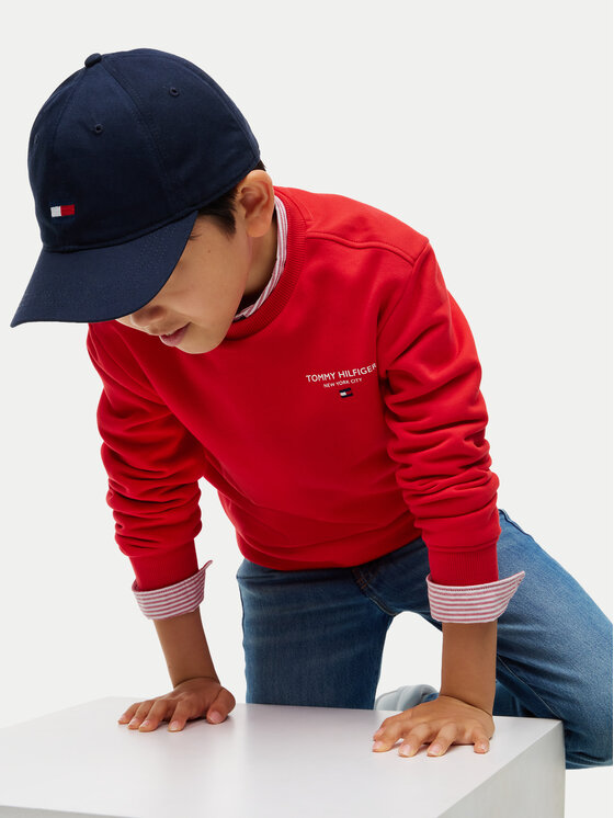 Tommy Hilfiger Tommy Hilfiger Μπλούζα Essential KB0KB10766 Κόκκινο Regular Fit