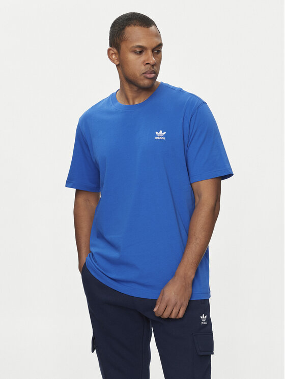 adidas Tricou Trefoil Essentials IR9687 Albastru Regular Fit