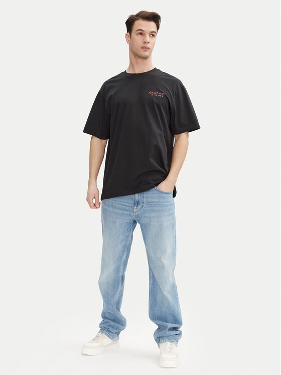 Only & Sons Only & Sons T-shirt Spritz 22034398 Crna Relaxed Fit