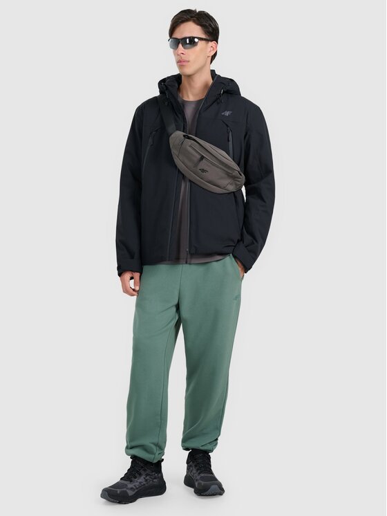 4F 4F Giacca di transizione 4FWAW25TTJAM0883-20S Nero Regular Fit