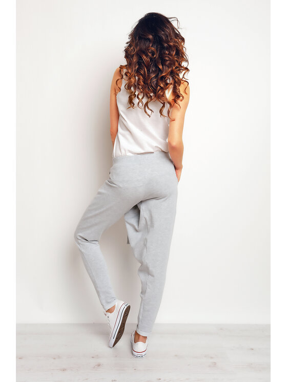 Infinite You Infinite You Pantaloni da donna M092 Grigio Basic Fit