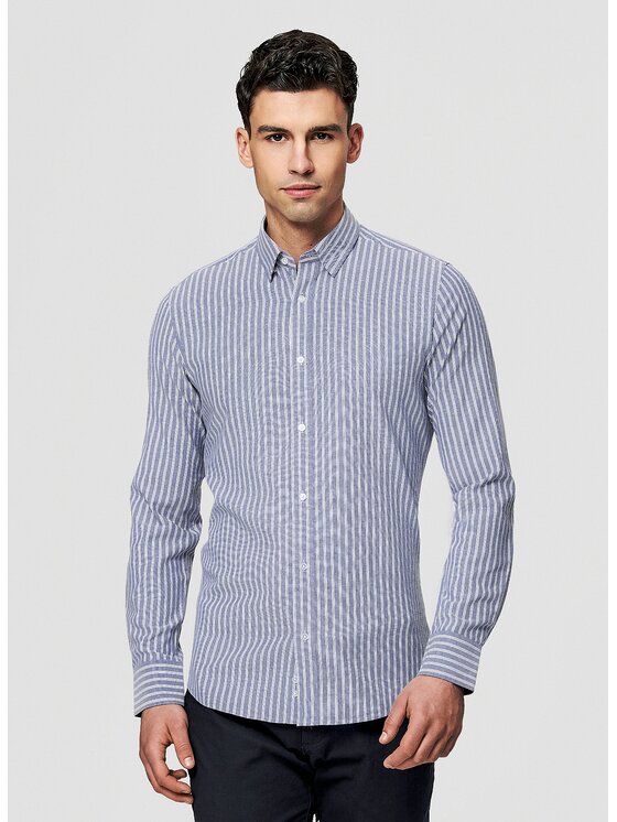 Pako Lorente Pako Lorente Koszula P26SF-1X-029 Niebieski Slim Fit